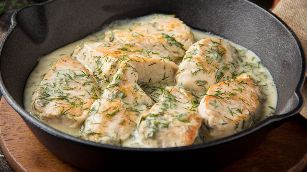 creamy garlic chicken